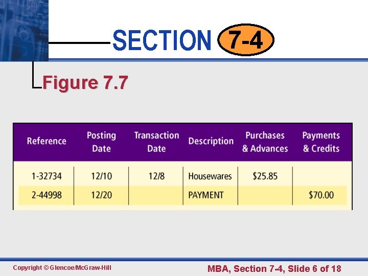 SECTION 7 -4 • • • Click to edit Figure 7. 7 Master text
