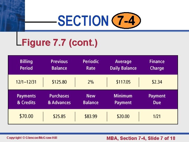 SECTION 7 -4 • • • Click to edit text styles Figure 7. 7