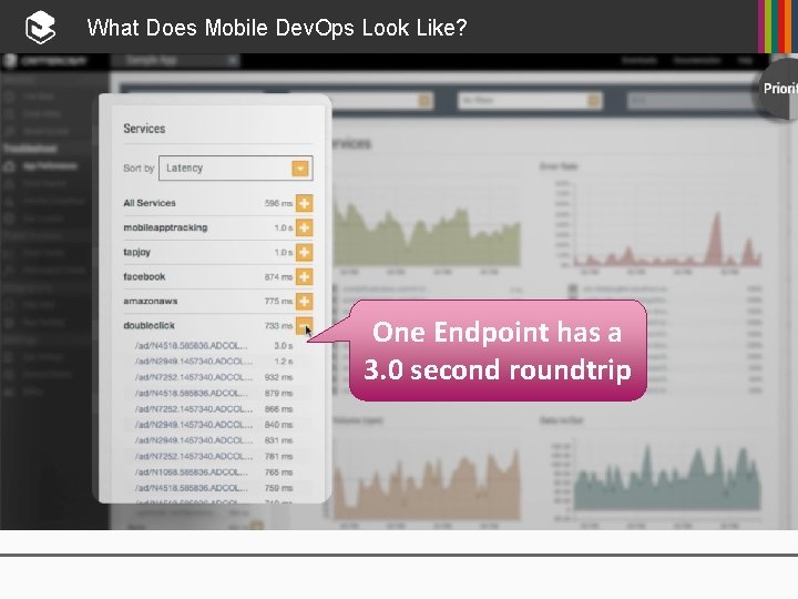 What Does Mobile Dev. Ops Look Like? One Endpoint has a 3. 0 second