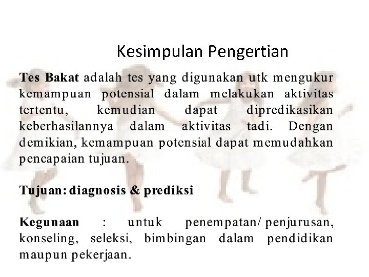 Kesimpulan Pengertian 