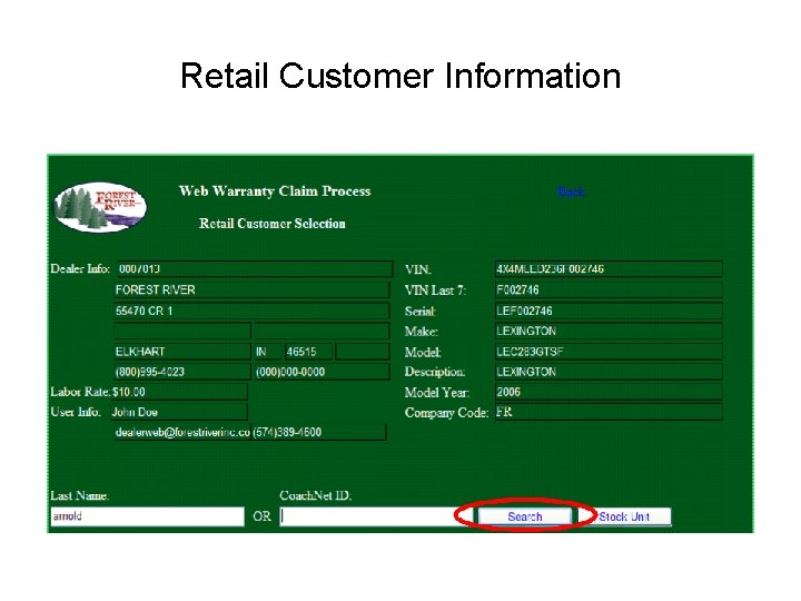 Retail Customer Information 