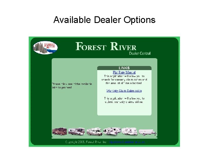 Available Dealer Options 