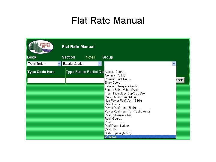 Flat Rate Manual 