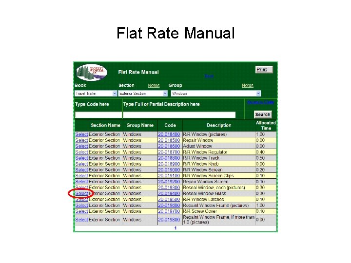 Flat Rate Manual 