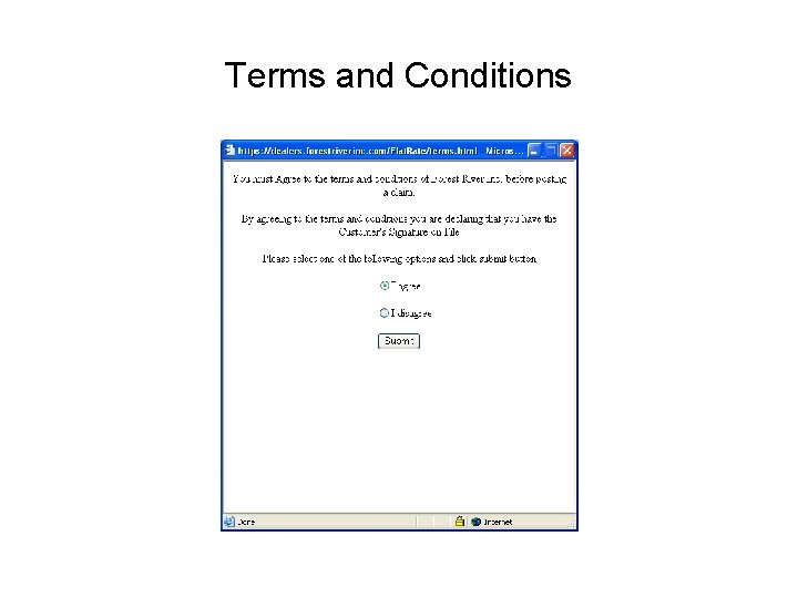 Terms and Conditions 