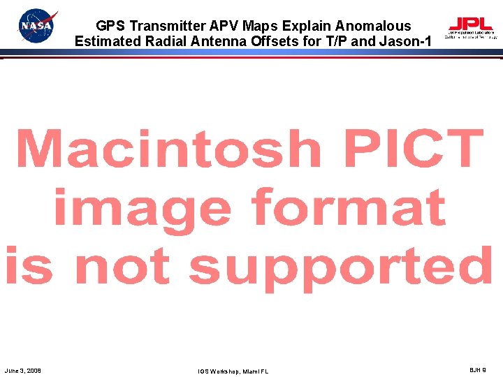 GPS Transmitter APV Maps Explain Anomalous Estimated Radial Antenna Offsets for T/P and Jason-1