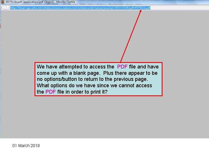 We have attempted to access the PDF file and have ` come up with We have attempted to access the PDF file and have ` come up with