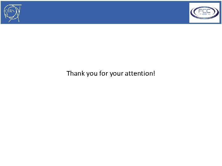 Thank you for your attention! 