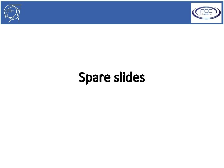 Spare slides 