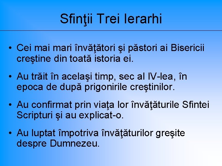 Sfinţii Trei Ierarhi • Cei mari învăţători şi păstori ai Bisericii creştine din toată