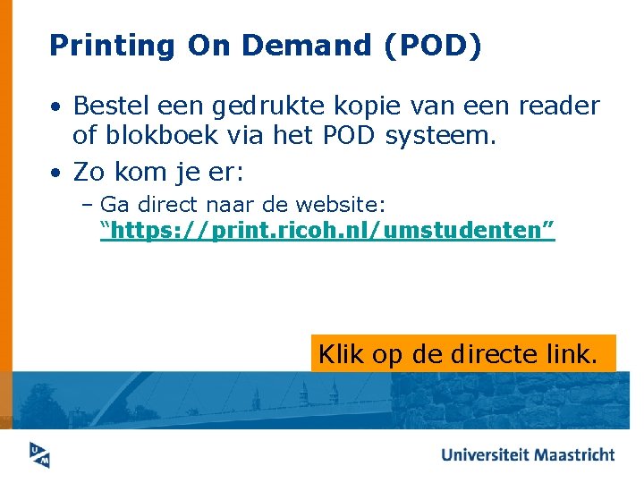 Printing On Demand (POD) • Bestel een gedrukte kopie van een reader of blokboek