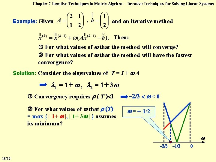 Chapter 7 Iterative Techniques in Matrix Algebra -- Iterative Techniques for Solving Linear Systems