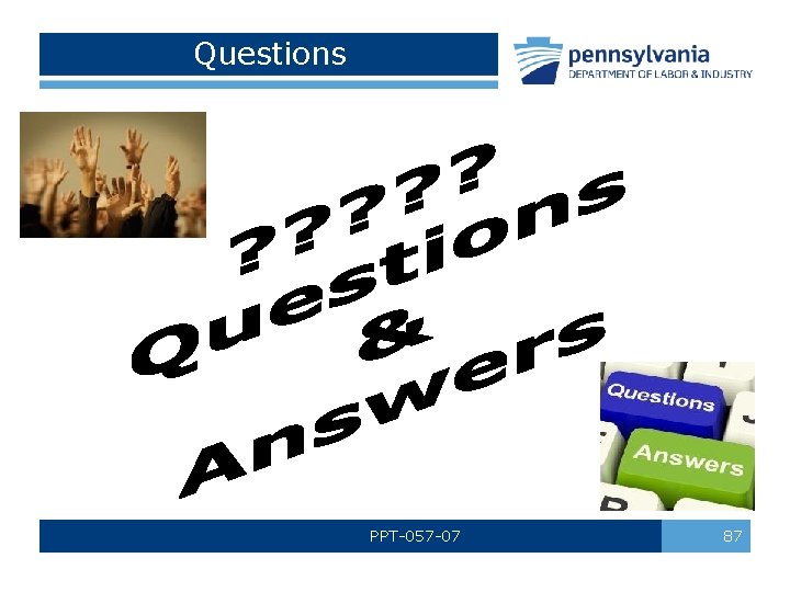 Questions PPT-057 -07 87 