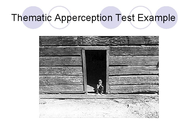 Thematic Apperception Test Example 