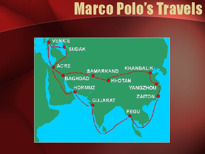 Marco Polo’s Travels 