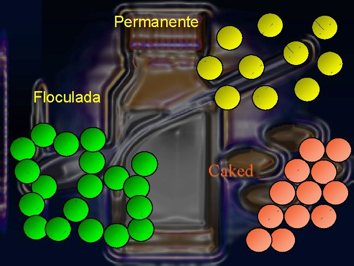 Permanente Floculada Caked 