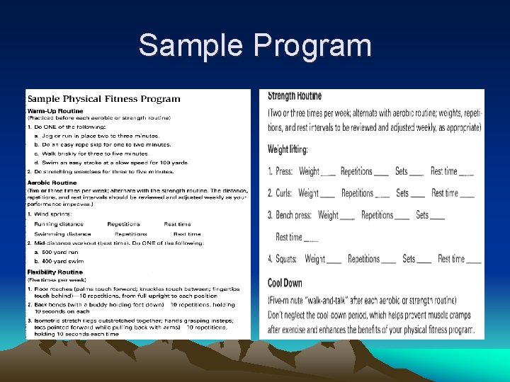 Sample Program 
