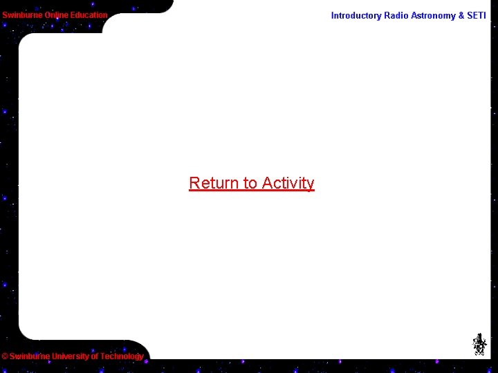 Return to Activity 