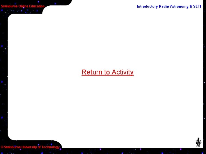 Return to Activity 