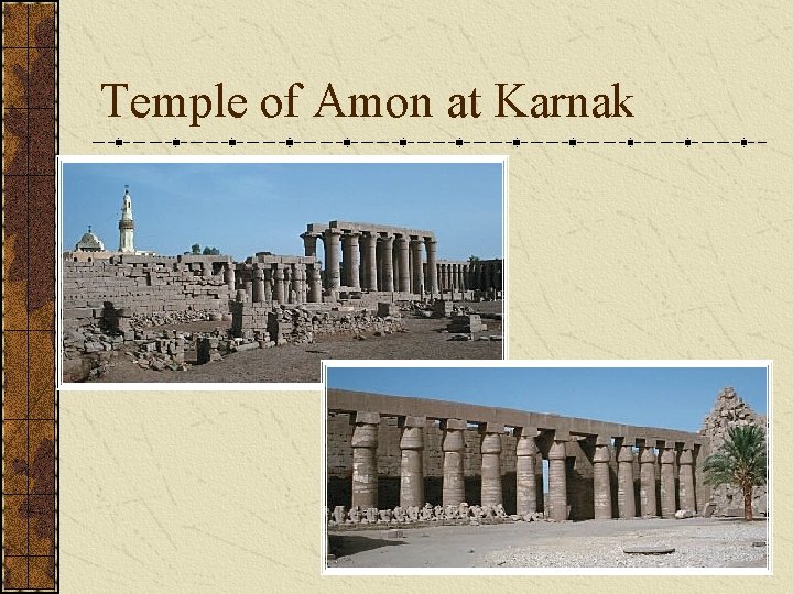 Temple of Amon at Karnak 