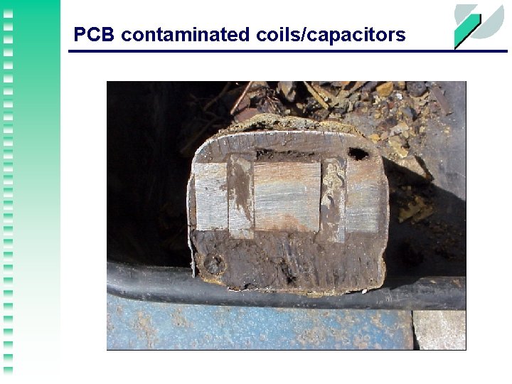 PCB contaminated coils/capacitors 