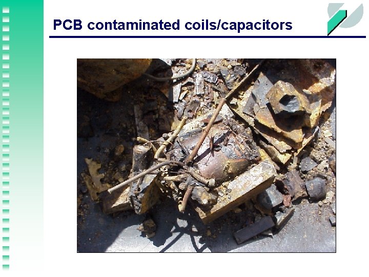 PCB contaminated coils/capacitors 