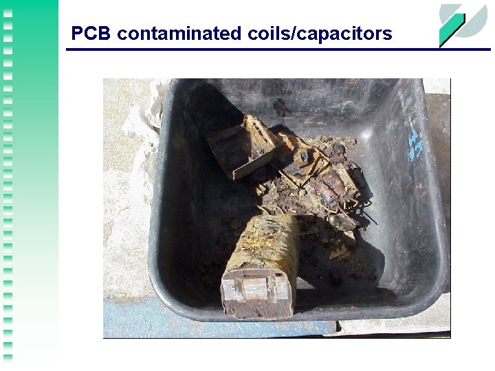 PCB contaminated coils/capacitors 