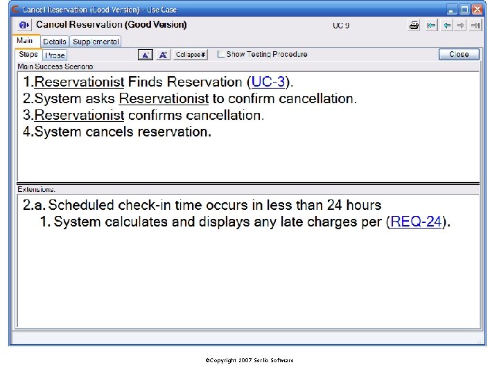 ©Copyright 2007 Serlio Software 