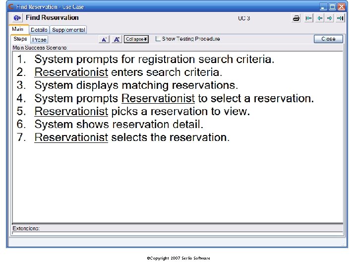 ©Copyright 2007 Serlio Software 
