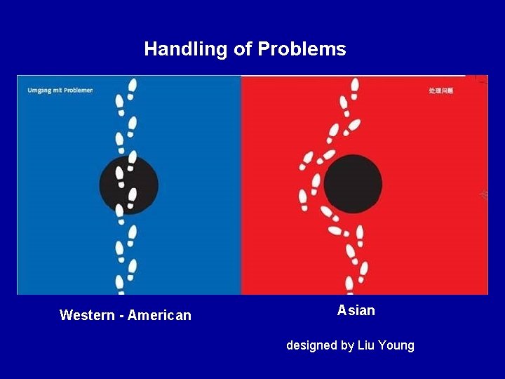 Handling of Problems Western - American Asian designed by Liu Young 