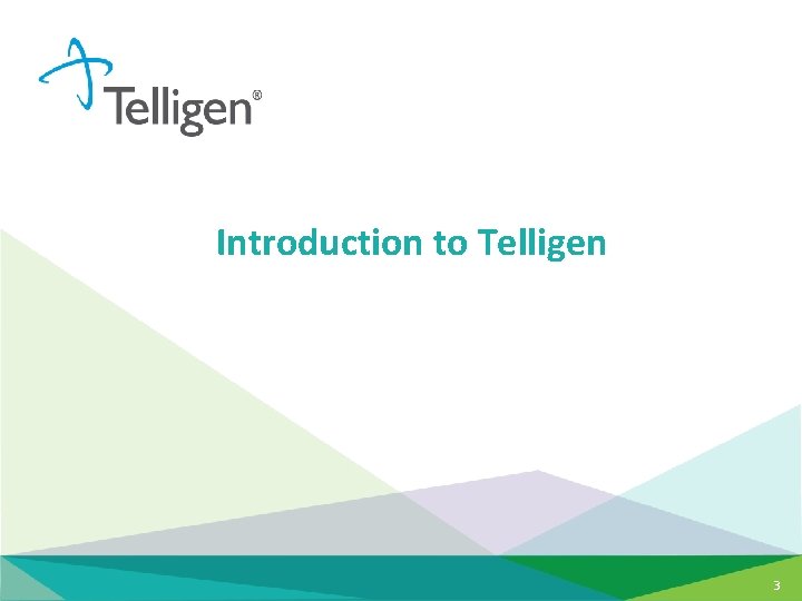 Introduction to Telligen 3 