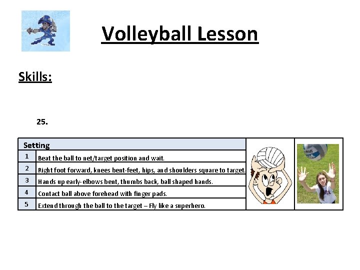 Volleyball Lesson Name Period Date COURT DIAGRAM 1
