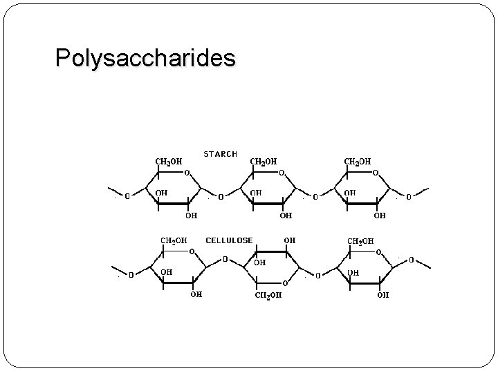 Polysaccharides 