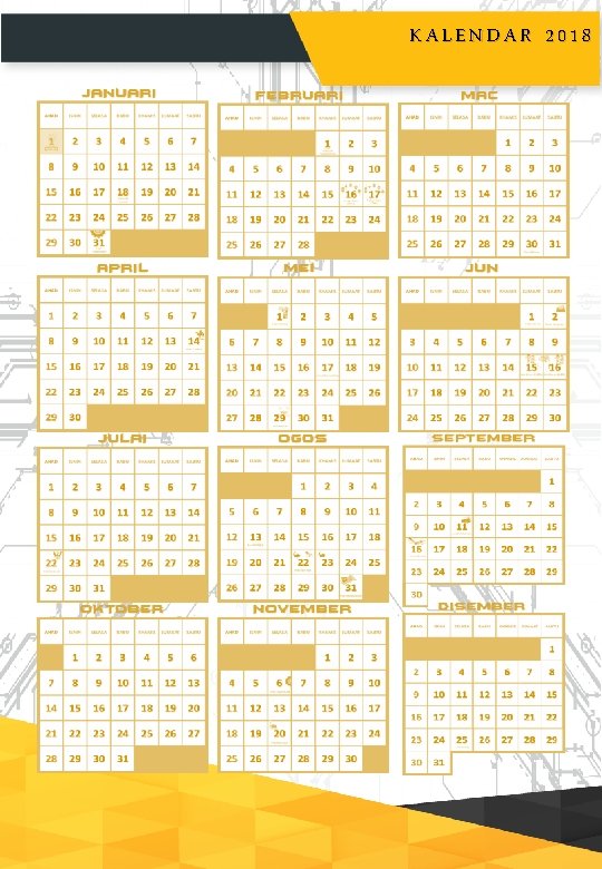 KALENDAR 2018 KALENDAR 2018