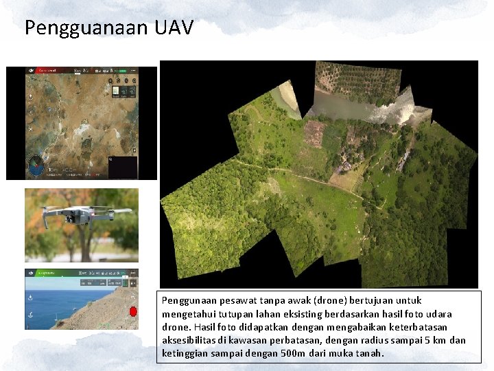 Pengguanaan UAV Pemetaan desa - Drone Penggunaan pesawat tanpa awak (drone) bertujuan untuk mengetahui