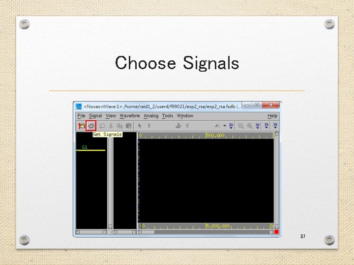 Choose Signals 1 37 