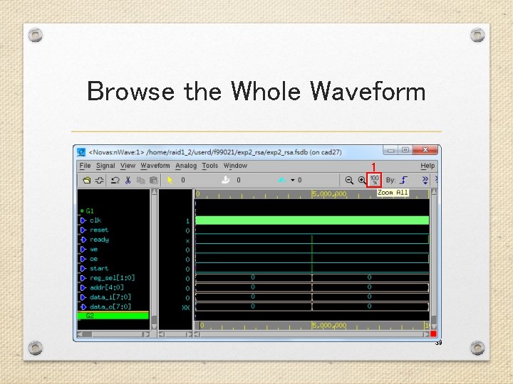 Browse the Whole Waveform 1 39 