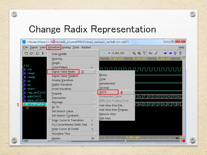 Change Radix Representation 2 3 4 1 45 