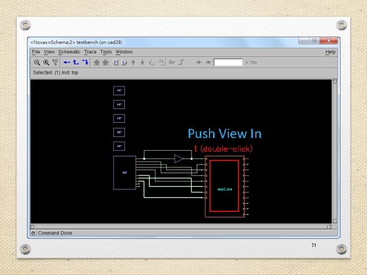 Push View In 1 (double-click) 71 