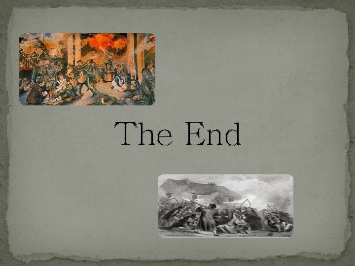 The End 