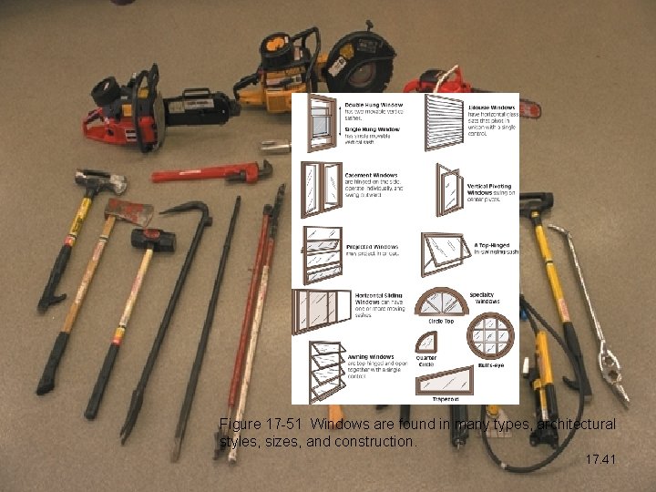 Figure 17 -51 Windows are found in many types, architectural styles, sizes, and construction.