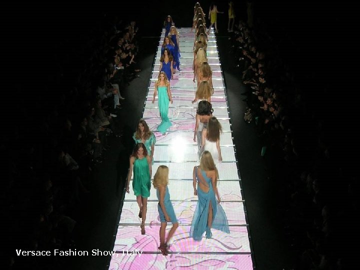 Page 18 Versace Fashion Show, Italy 