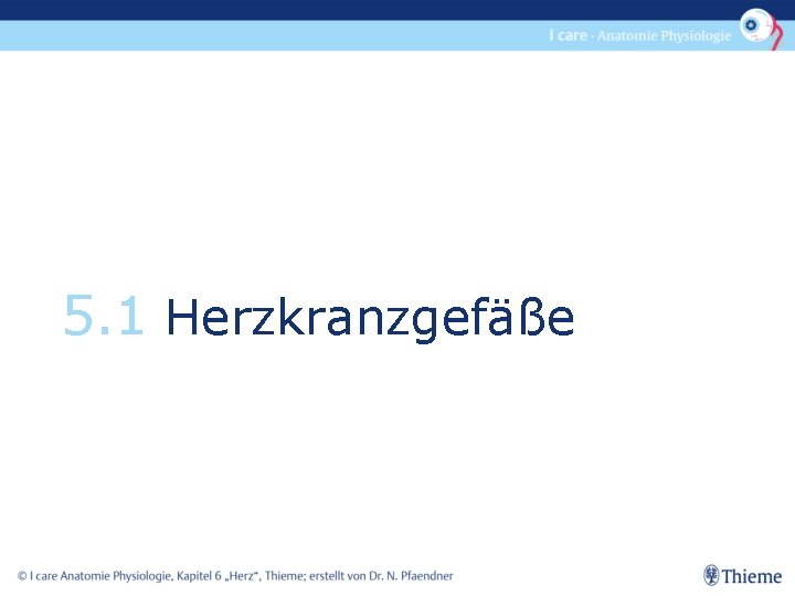 5. 1 Herzkranzgefäße 