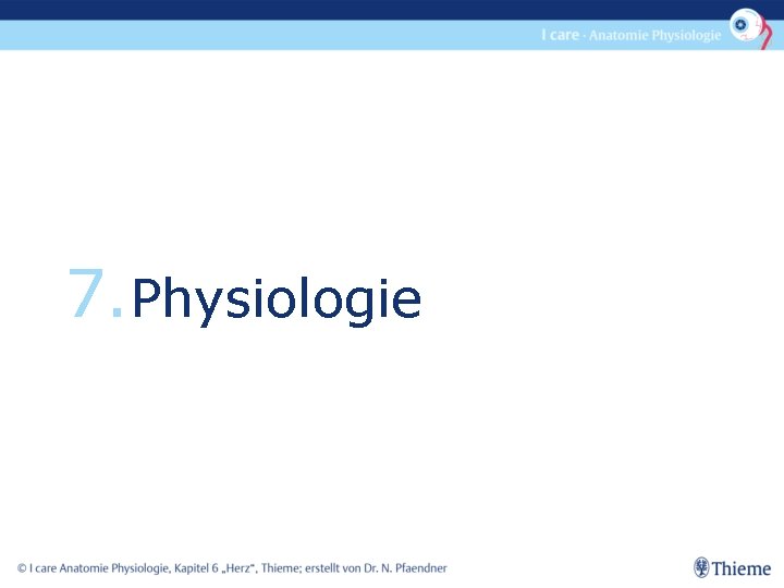 7. Physiologie 