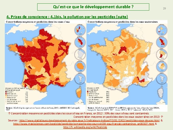 Qu’est-ce que le développement durable ? 4. Prises de conscience : 4. 1 bis.