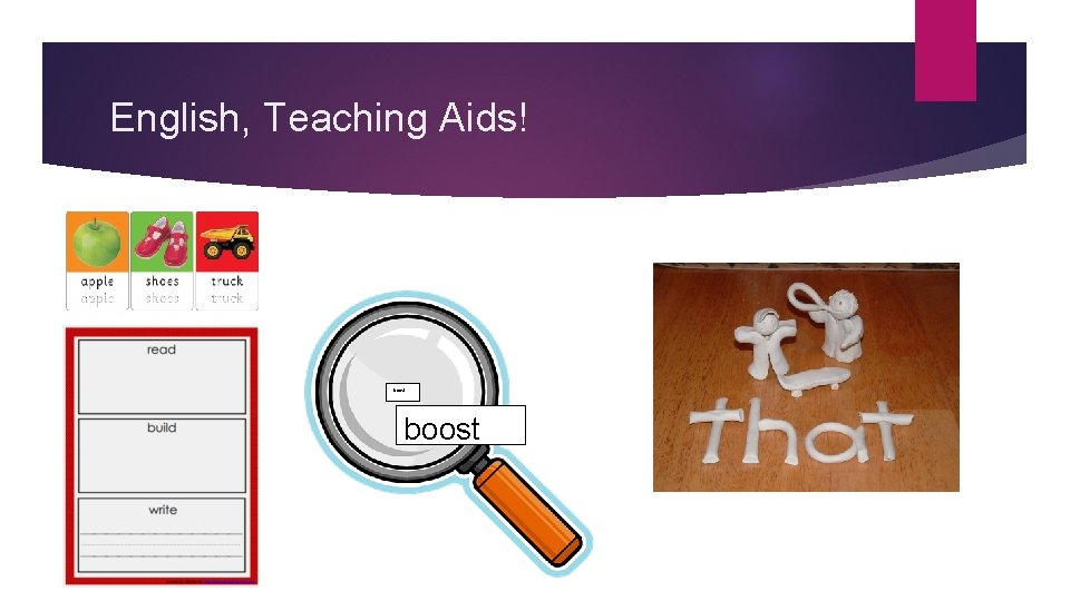 English, Teaching Aids! boost 