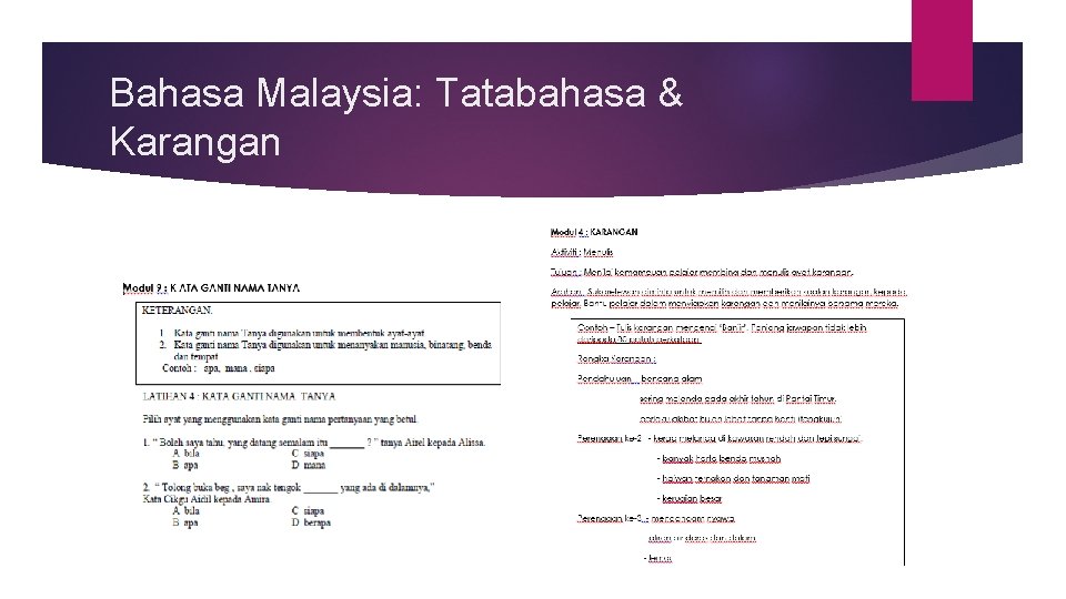 Bahasa Malaysia: Tatabahasa & Karangan 