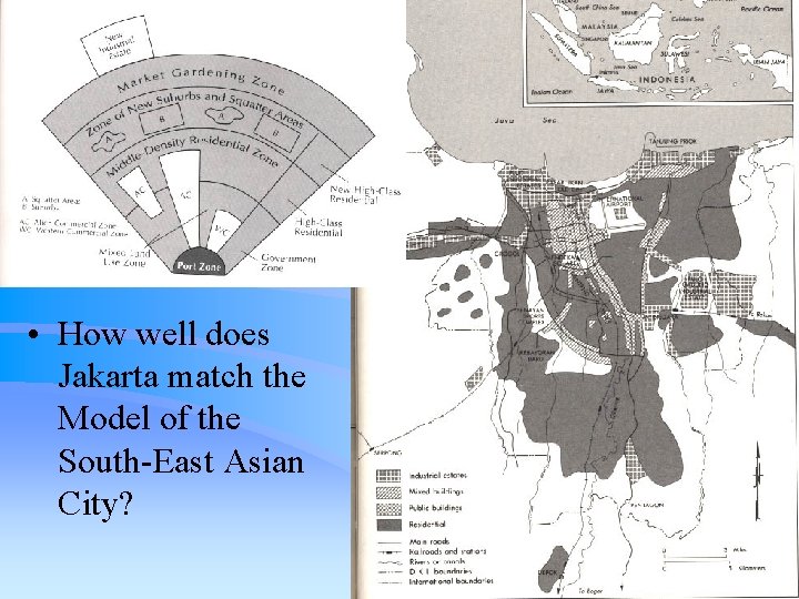  • How well does Jakarta match the Model of the South-East Asian City?