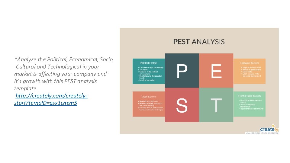 *Analyze the Political, Economical, Socio -Cultural and Technological in your market is affecting your