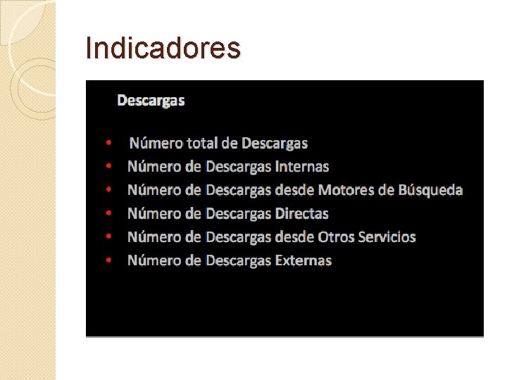 Indicadores 